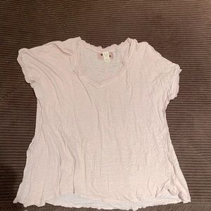 Pastel pink Free People flowy shirt